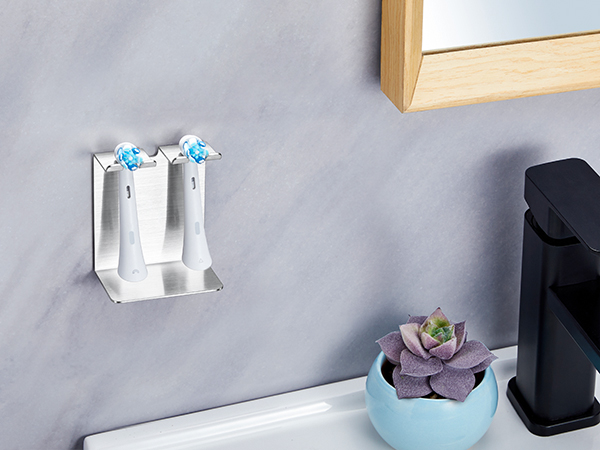 electric toothbrush head storage