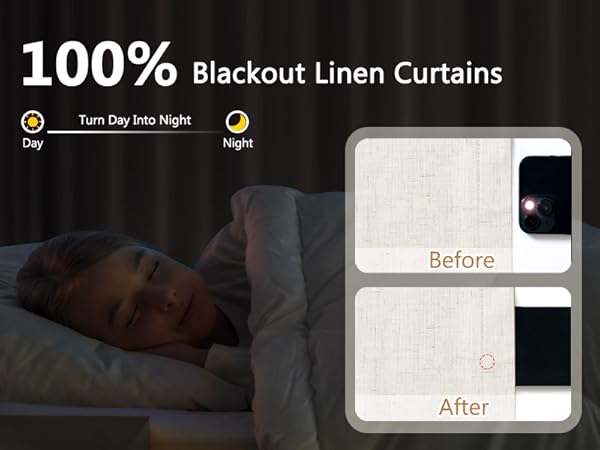 blackout curtains