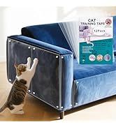 Cat Scratch Furniture Protector, 12-Pack Couch Protector from Cat Claws, Cat Couch Protector Sing...