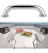 Qiilu Boat Grab Handle, 7.9in 316 Stainless Steel Grab Bar, Shower Grab Bar, Boat Marine Grab Han...