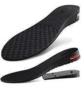 2-Layer Shoe Insoles Adjustable Height Boosters with PVC Layers