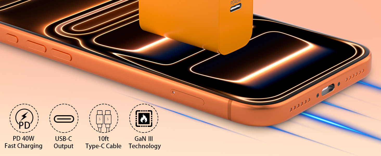 GaN III Technology in 40W USB-C Charger – 92% Energy Conversion, Advanced Cooling Algorithm