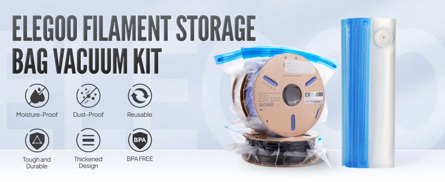 ELEG00 FILAMENT STORAGE BAG VACUUM KIT
