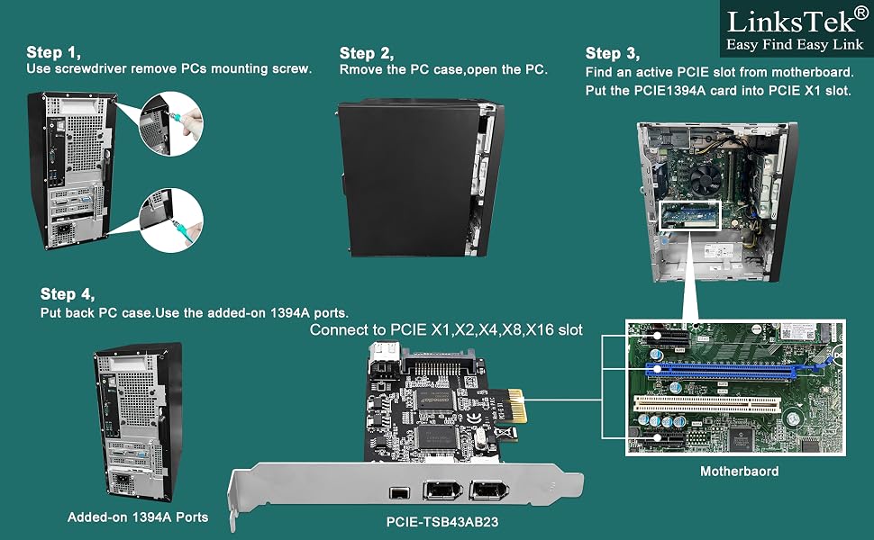 pcie firewire card pcie 1394a card pcie 1394a firewire expansion card