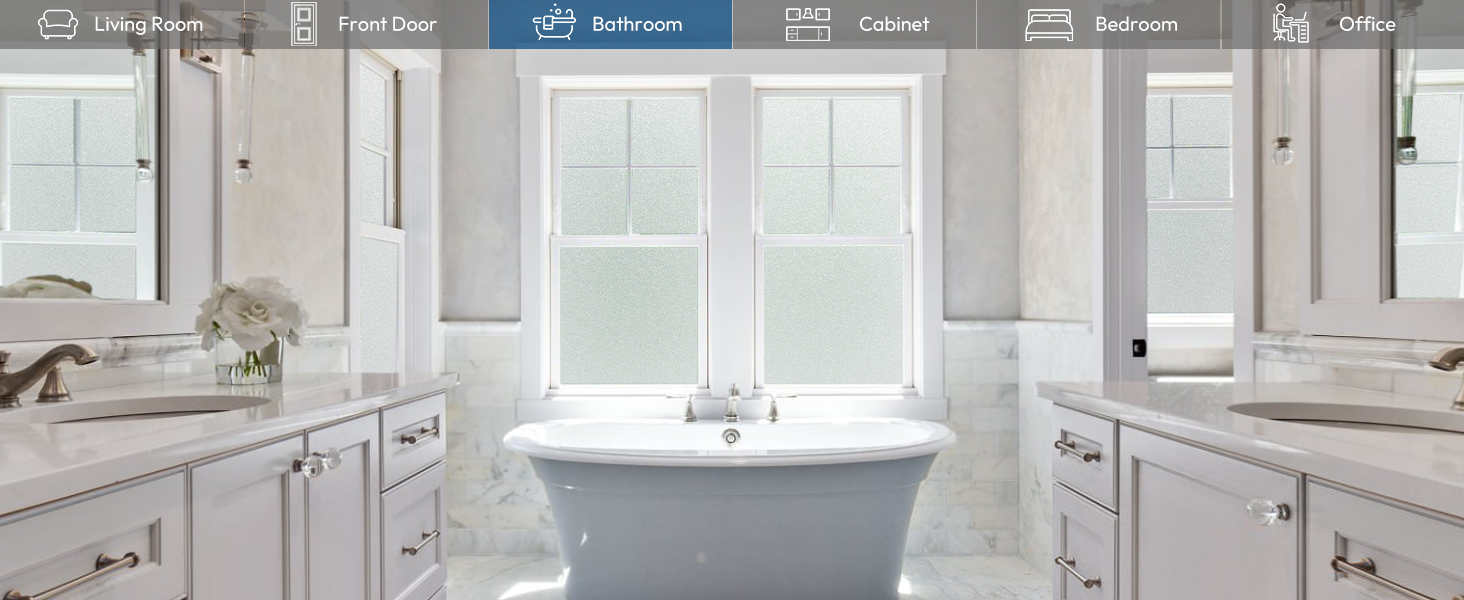 bathroom window privacy film