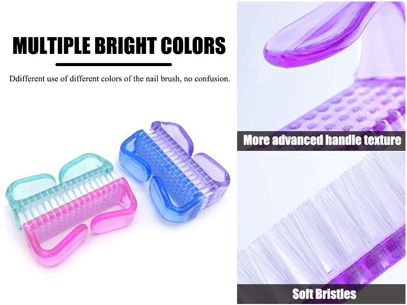 Easy to use Nail Scrub brush - Nail Cleaner Nail brushes for Hands Feet