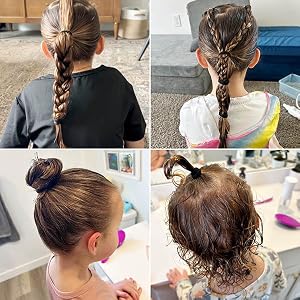 black hair ties