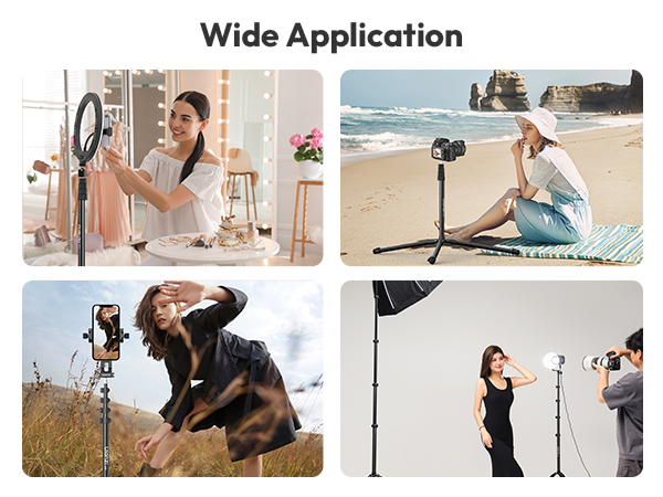 Video light stand tripod