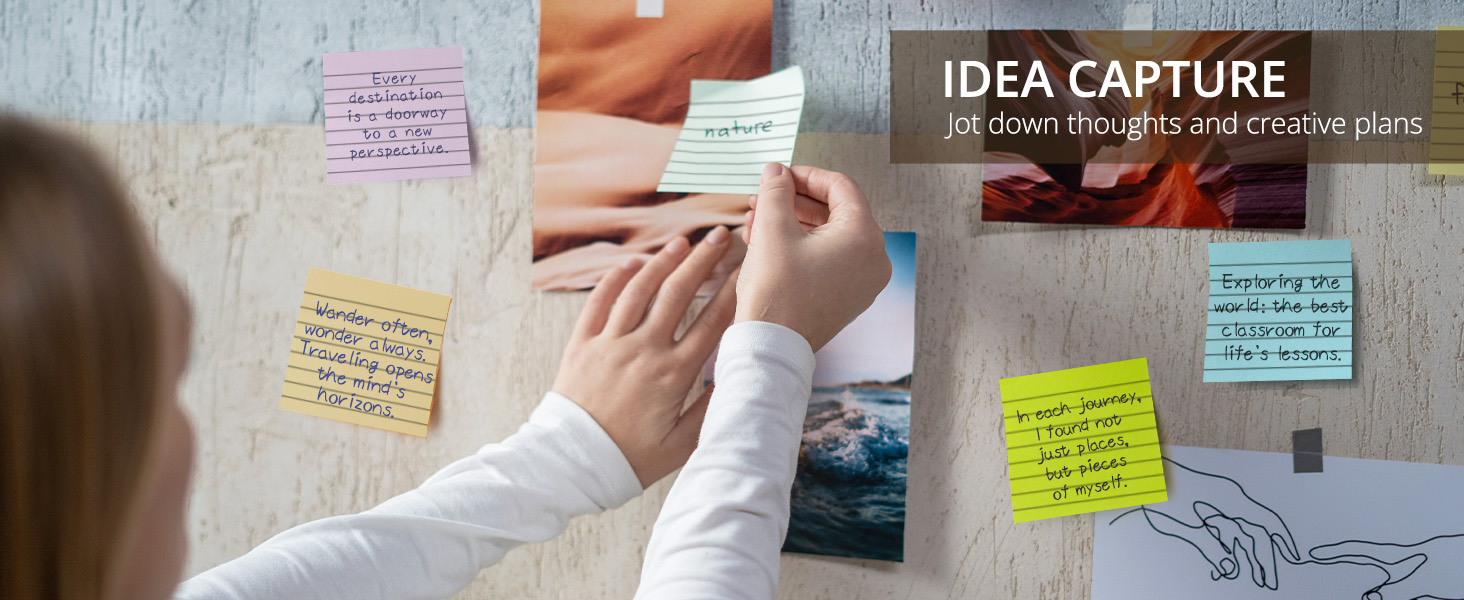 sticky notes