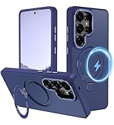 Hekodonk for Galaxy S26 Ultra Case with Magnetic Invisible Ring Stand,Compatible with Magsafe,Sli...