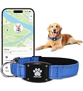 Myiwb GPS Dog Collar Tracker 2-in-1,Reflective Waterproof Pet Collar,iOS-Only,No Monthly Fees,Unl...