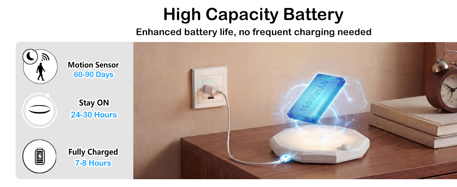 Rechargeable Motion Sensor Ceiling Light