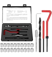 25Pcs M7x1 Thread Repair Kit Stainless Steel Twisted Drill Wrench Threaded Insert Tap Insertion Tool