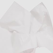 white tissue paper
