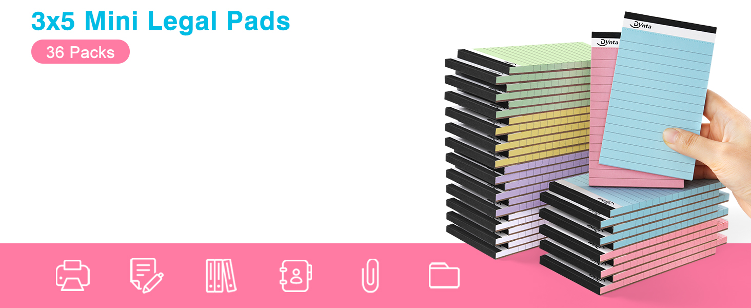 3x5 Colored PADS