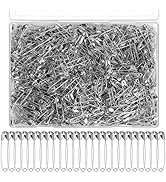 CXIIPOL 800 PCS 1.5 Inch Safety Pins, Safety Pin for Clothes, Safety Pins Heavy Duty for Sewing, ...