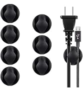 Beadnova Cable Clips Cord Organizer Cable Management Wire Cord Holder 2 Slots Adhesive Cord Holde...