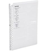 Kokuyo Campus Smart Ring Binder, Up to 25 Sheets, B5, 26 Holes, Japan Import, Transparent (RU-SP7...