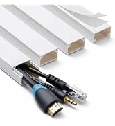 Cord Hider, 58in Cable Hider, Cord Covers for Wires on Wall, Paintable Cable Cover Raceway, Wire ...