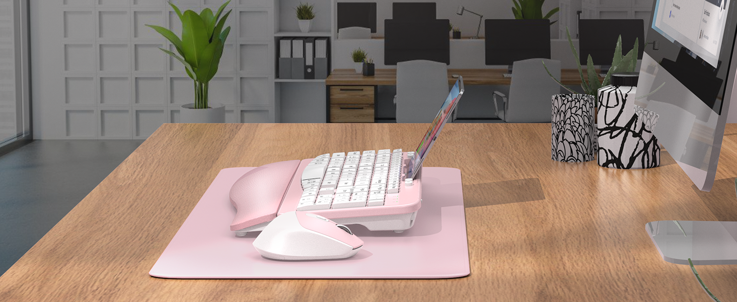 ergonomic keyboard and mouse