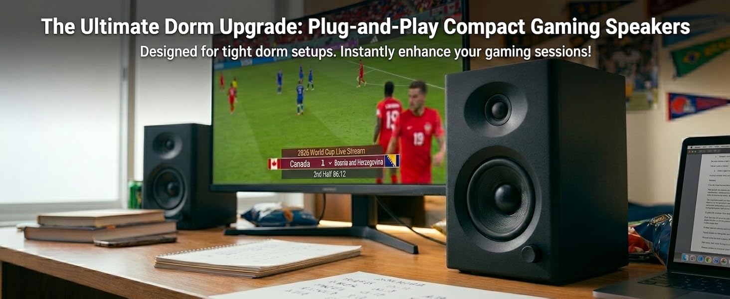 speakers for gaming in dorm