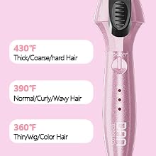 long curling iron,curling iron for women,dual voltage curling iron,beach waver curling iron