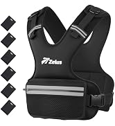 ZELUS Weighted Vest, Z-Fit Soft Iron Adjustable Weighted Vest for Women and Men, Ultra Thin Weigh...