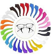 YINGFENG 17 Pairs Multicolored Anti-slip Eyeglass Ear Grips Hook, Kids and Adults Sport Eyeglass ...