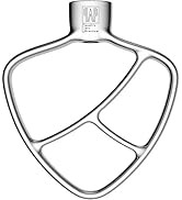 Stainless Steel Paddle,Flat Beater - Accessories and Attachments for KitchenAid Mixers, Fit 4.5-5...