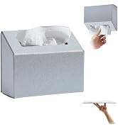 Cloudever Hand Towel Box Cover Holder, No Drill Installation & Damage-Free Adhesive Backing for W...