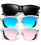 KALIYADI Womens-Sunglasses Polarized Sunglasses-Womens Trendy: Retro Sun Glasses with UV Protecti...