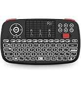 (Upgrade) Rii i4 Mini Bluetooth Keyboard with Touchpad, Blacklit Portable Wireless Keyboard with ...