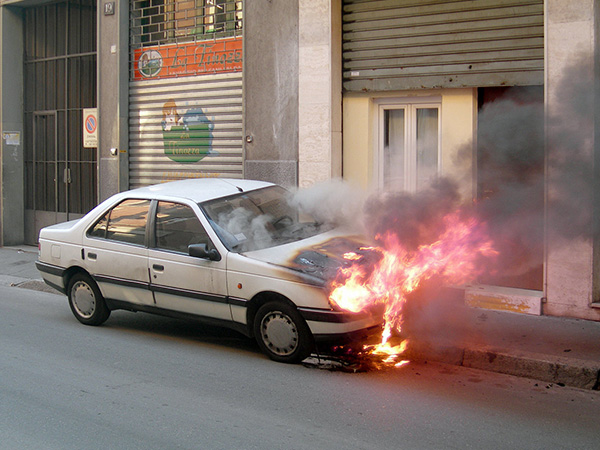Car Fire or Smoke