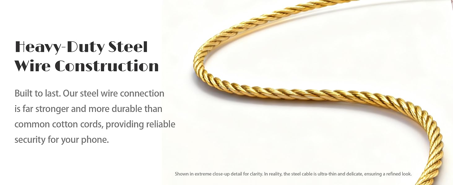 Beaded Steel Cable