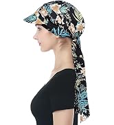 Alnorm Adjustable 100% Cotton Lace Up Turban Featuring Cotton Sweatbands Design