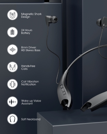 Neckband Bluetooth Headphones