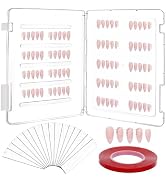 PH PandaHall Press-on Nail Storage Box, 9x12 inch Nails Organizer Case Nails Display Box Containe...