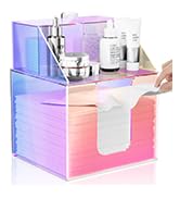 TAINESS Disposable Facial Towels Storage Box Compatible with Clean Skin Club Clean Towel XL - Cot...