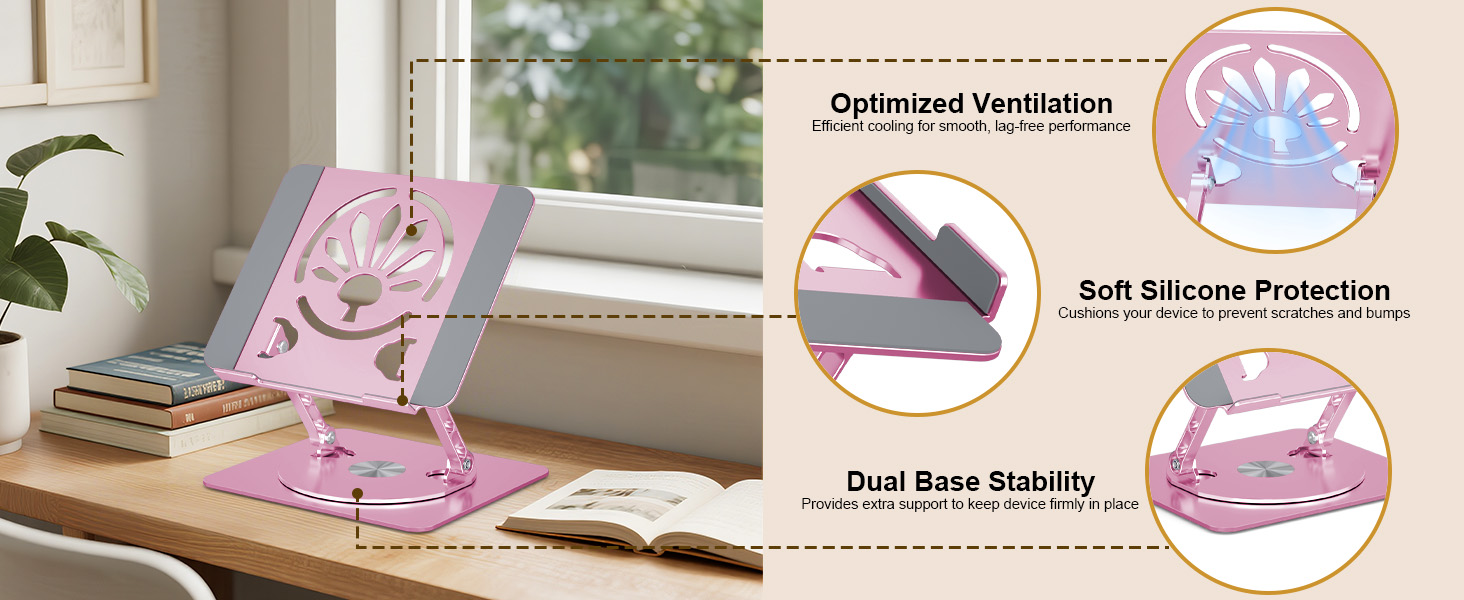 laptop stand for desk portable notebook stand ergonomic laptop riser office desk accessories