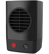 Lasko MyHeat Mini Personal Ceramic Space Heater for Home, Energy Efficient, Overheat Protection f...