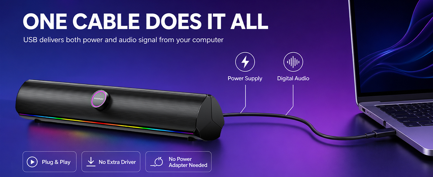 Computer Speakers for Desktop PC