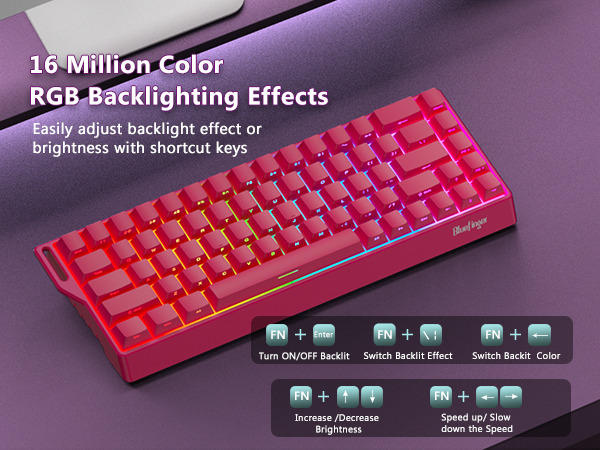 teclado inalámbrico computer keyboards Gaming accessories Gaming set up