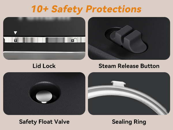 10+ safety protections, Engineered with your safety in mind.