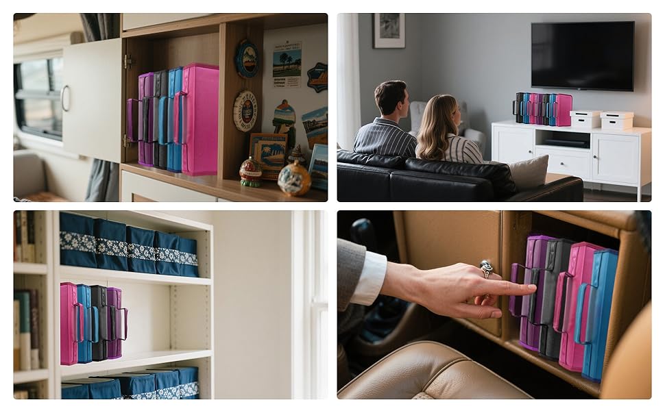 YILAG DVD Case CD Storage,128 Capacity CD Cases Holder DVD Storage Case Holders