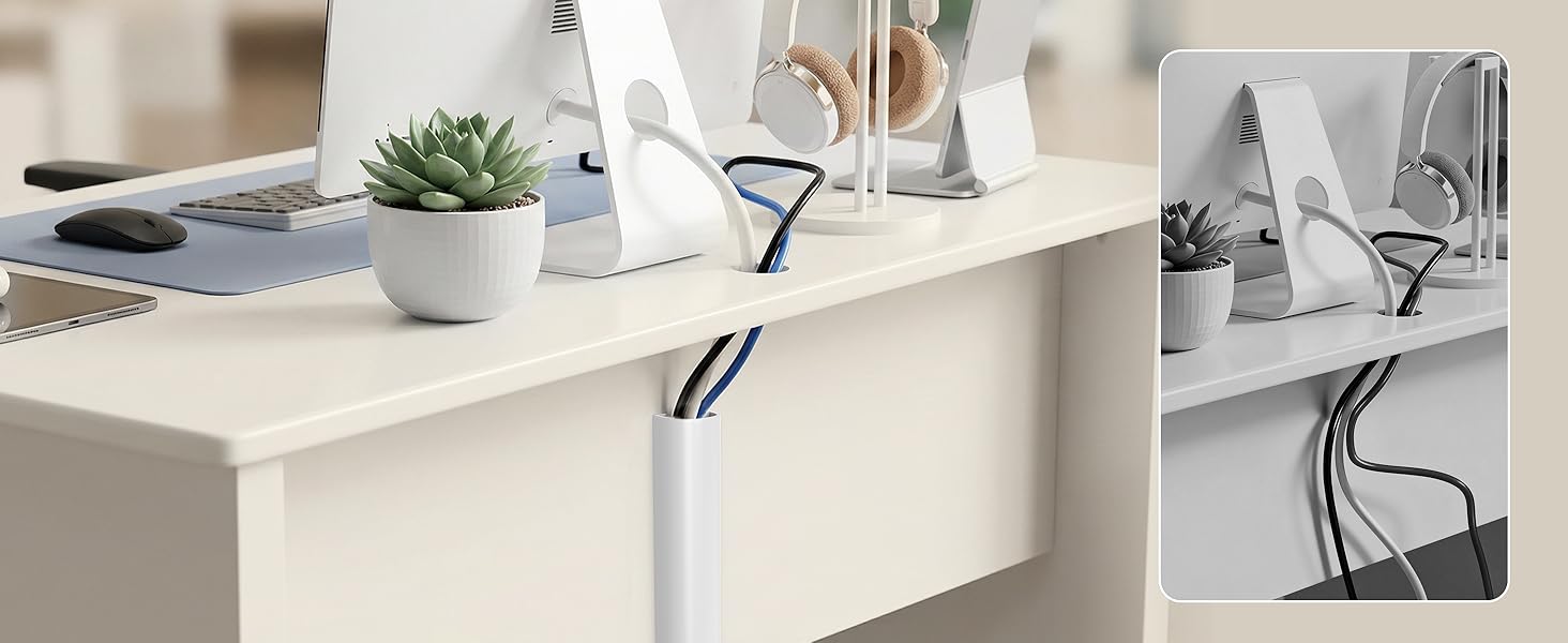 white cord cover