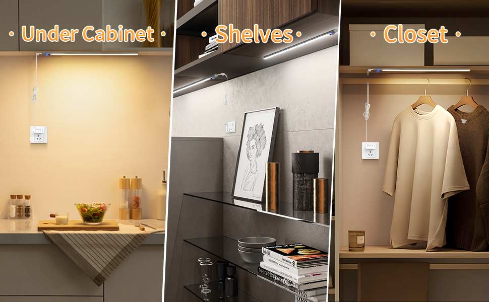 super bright motion sensor light great for under cabinet counter kitchen shelves
