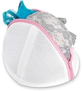 Whitmor Mesh Bra Wash Bag White