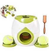 MTGekYu Latest Automatic Dog Ball Launcher Tennis Ball Reward Machine for Small Medium Large Dogs...