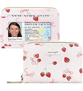 Sunwel Fashion Credit Card Holder for Women RFID Blocking Keychain Wallet Small Accordion Cases w...