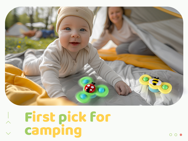 3PCS Suction Cup Spinner Toys